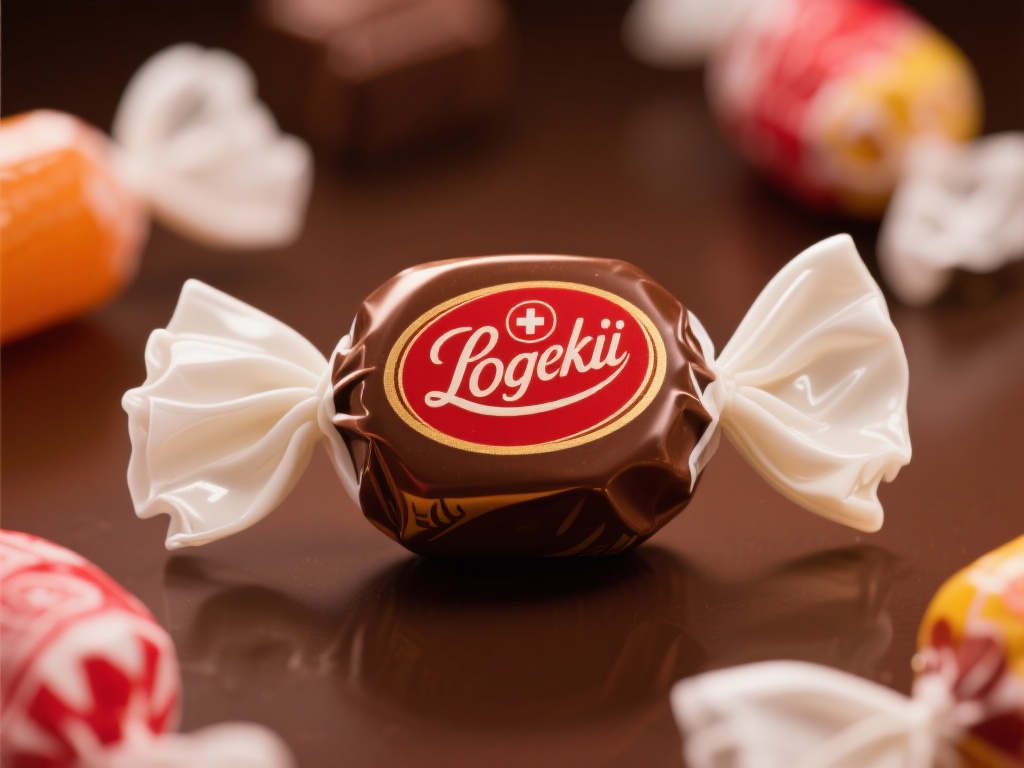 品牌方还常常将糖果照片打造成高辨识度的LOGO或视