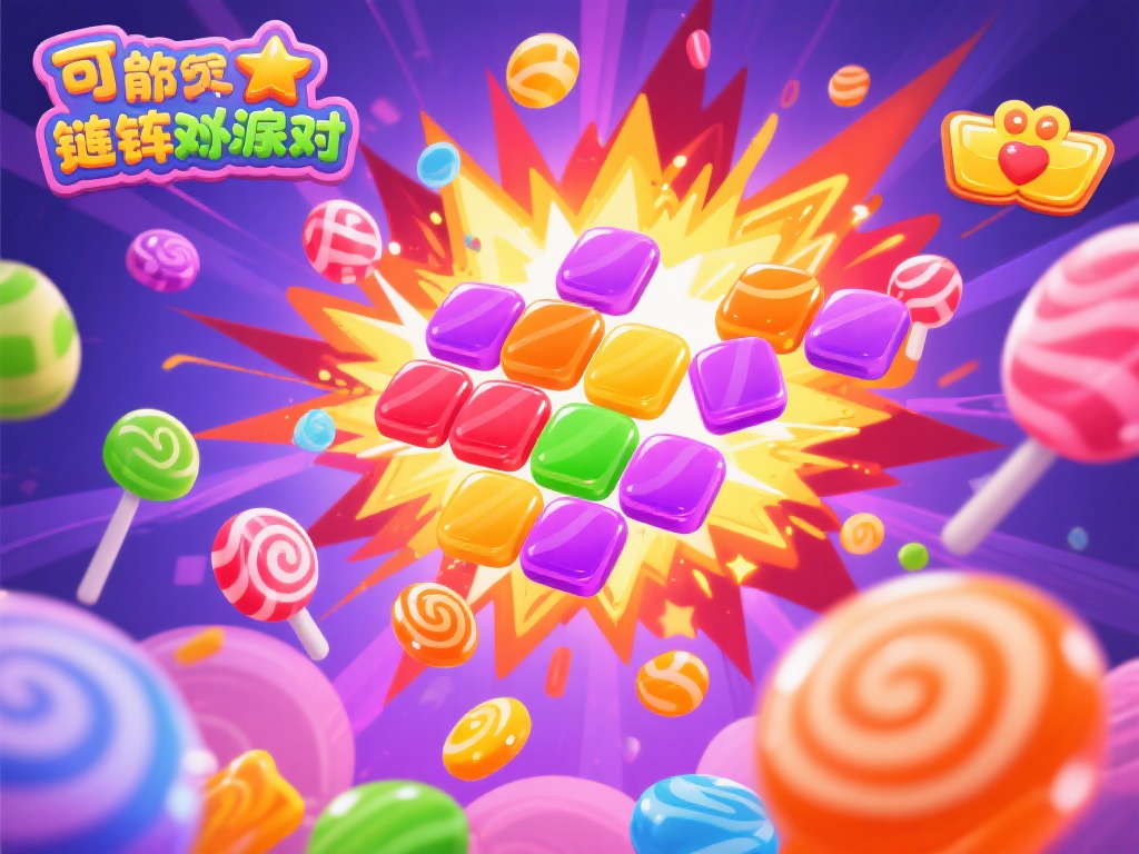尽可能制造连锁反应
糖果派对的魅力之一在于连锁爆