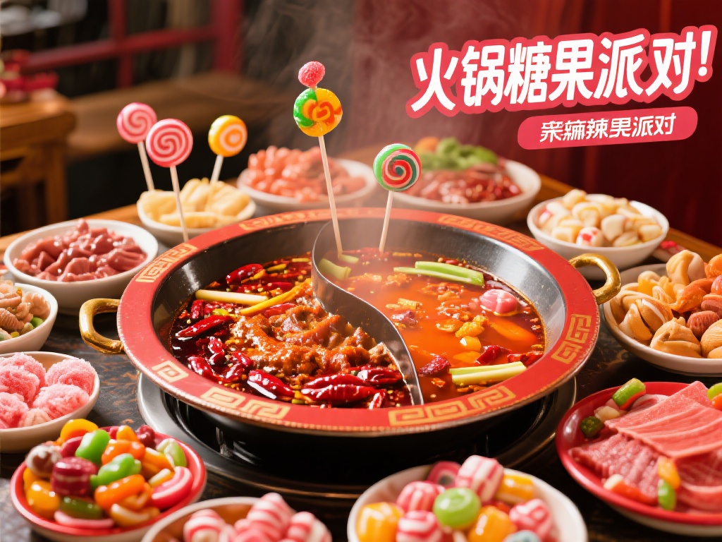 火锅糖果派对：舌尖奇遇与甜蜜盛宴之旅