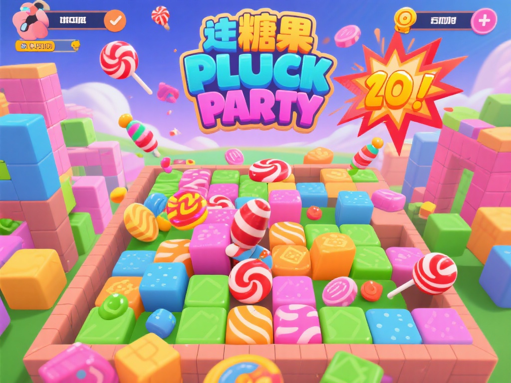 糖果方块派对：甜蜜冒险开启欢乐奇趣之旅