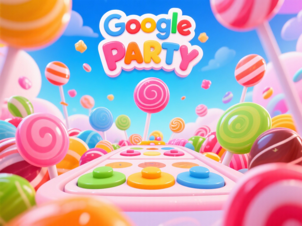 首先，谷歌糖果派对的视觉设计堪称完美，每一个细节都