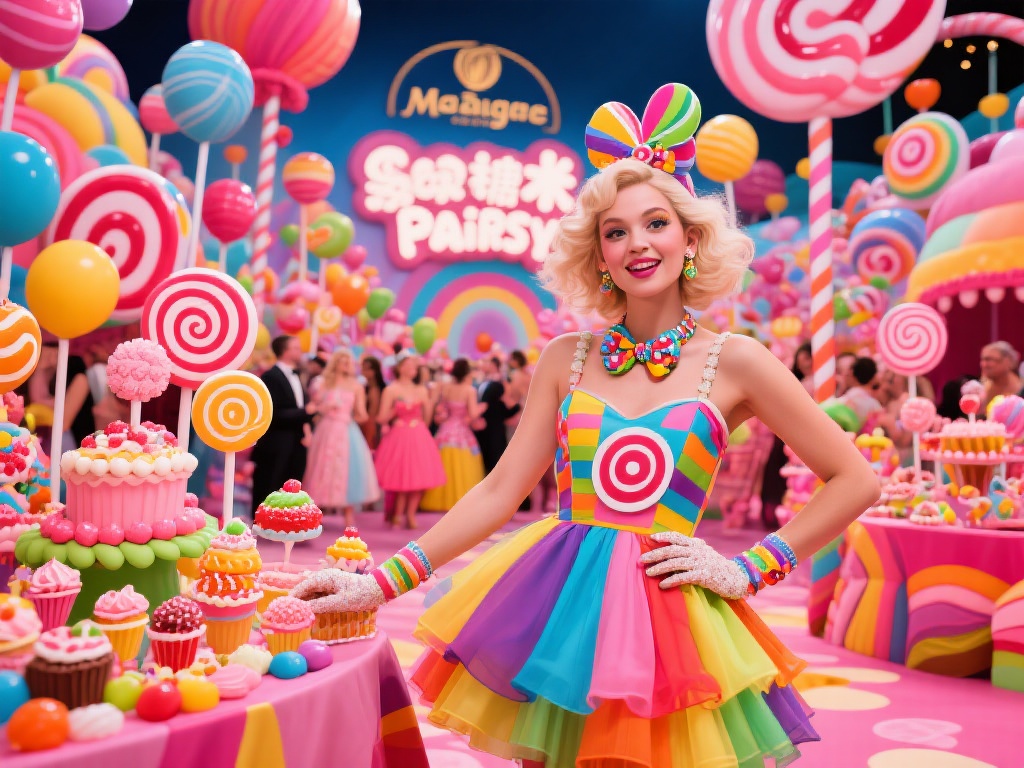 揭秘美高梅糖果派对主题狂欢终极攻略 美高梅糖果派对的核心在于其色彩缤纷的糖果主题。派对