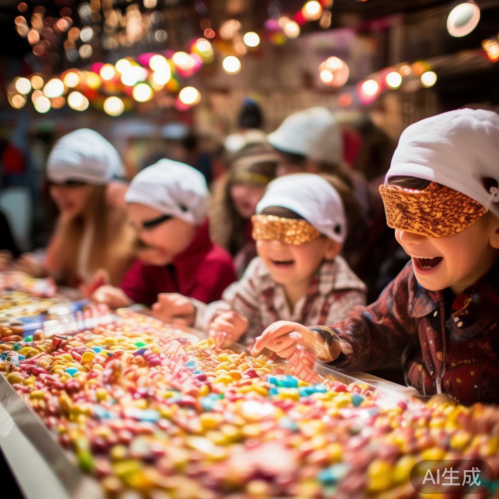 在传统的拆糖果环节之外，不少举办者纷纷加入了创新元