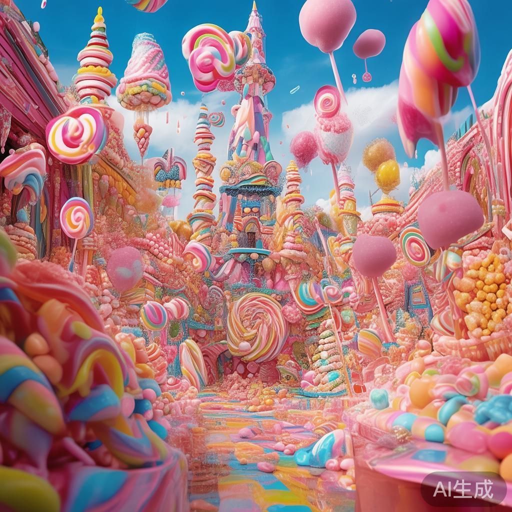 在绚丽多彩的童话世界中，糖果派对总能带来无尽的欢笑