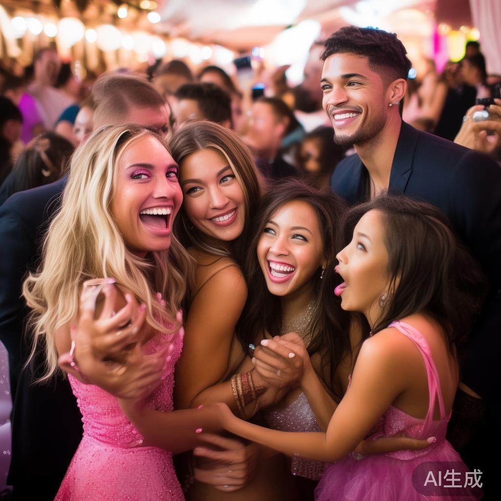 此次糖果派对的另一大亮点是多位知名明星的亮相。明星