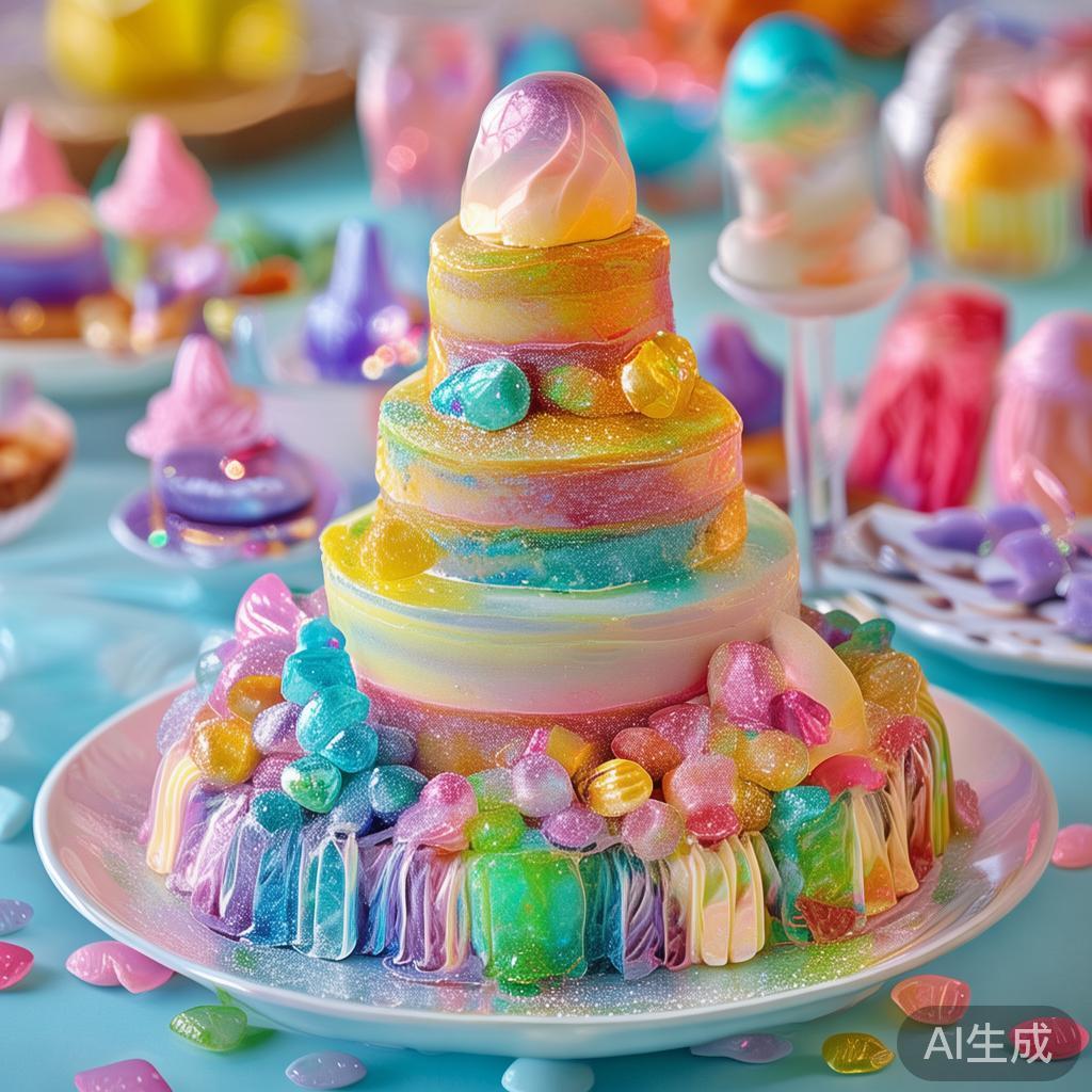 除了作为甜点亮相，糖果派对奶酪还具有多种创新用途。