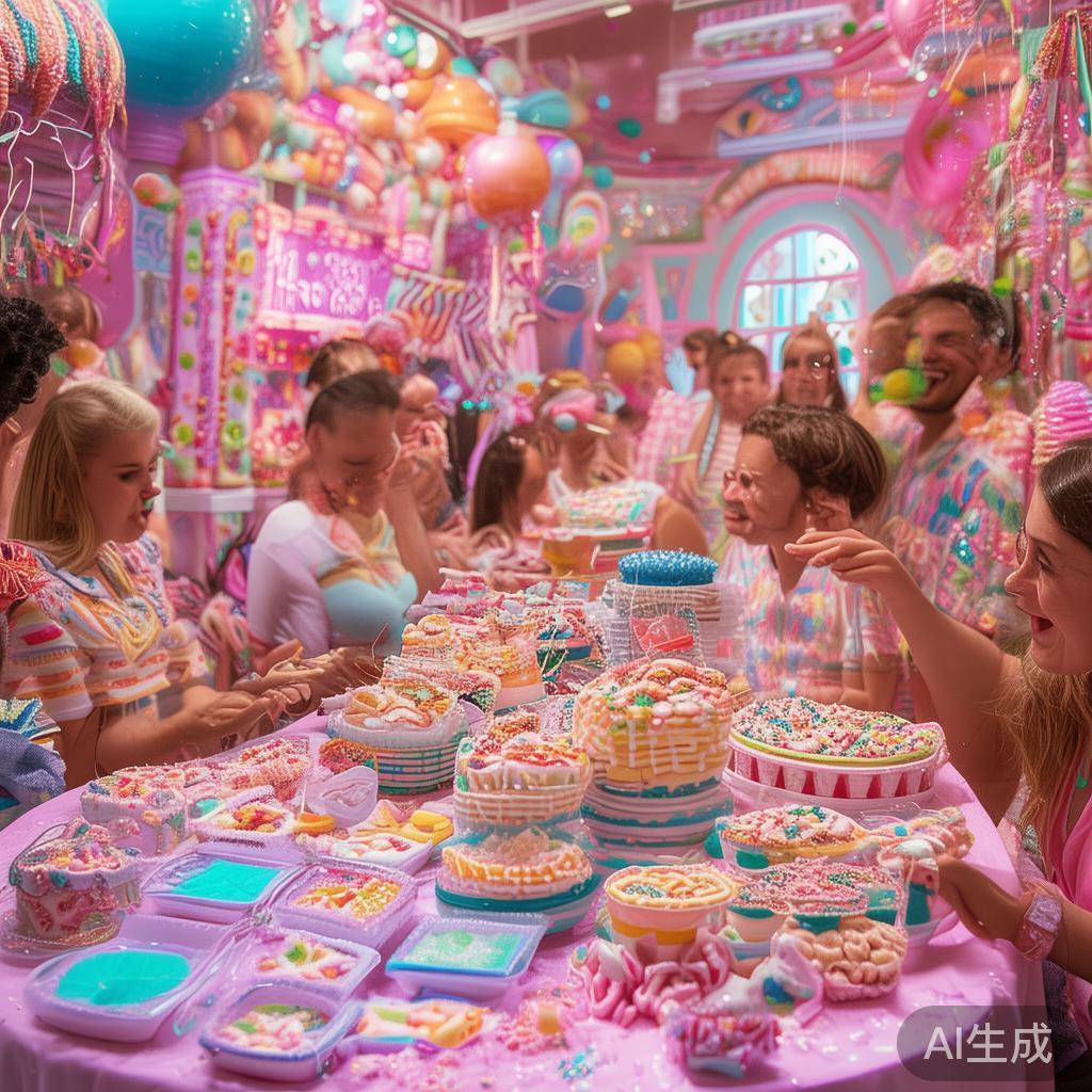 一场难忘的糖果派对除了食物外，丰富的互动环节更能点